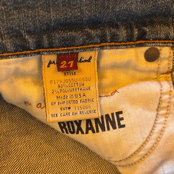 7 For All Mankind Women's Straight Leg Blue Jeans - Picture 3 of 11